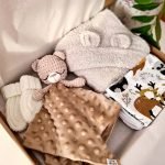 Dovanų rinkinys naujagimiui Kapučino Teddy