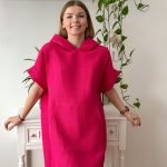 Vaflinis Medvilninis Pončas - Avietinis