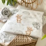 3 dalių Minky komplektas su pašiltinimu Meškinai su Balionais