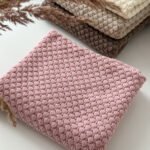 Merino pledas kūdikiui "Prigesinta rožinė"
